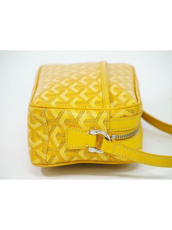 Goyard Cup Vert PM Shoulder Bag Pochette Yellow